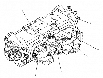 НАСОС ГИДРАВЛИЧЕСКИЙ ГИДРОНАСОС LC10V00005F1 LC10V00005F2